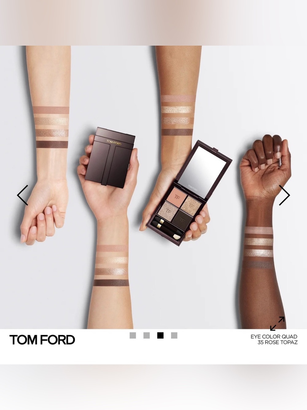 Tom Ford Runway Eye Color Quad Eyeshadow — Rose Topaz - Picture 3 of 7